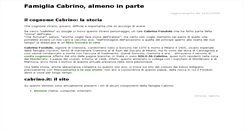 Desktop Screenshot of cabrino.it