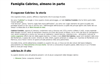 Tablet Screenshot of cabrino.it